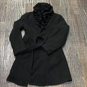 Black girls dress coat 14/16